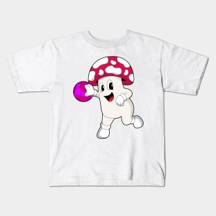 Mushroom Handball player Handball Kids T-Shirt